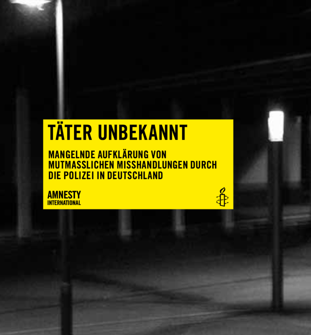 Amnesty Deutschlandbericht 2010 – “Täter unbekannt”