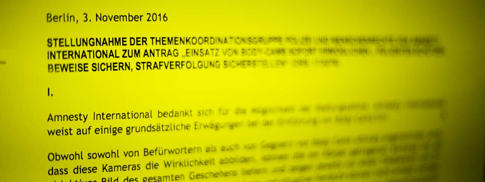 Stellungnahme zur Ombudsperson und Kennzeichnungspflicht in Sachsen